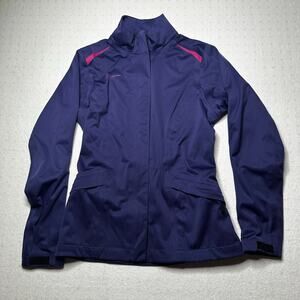 Nike Golf Women’s Storm-FIT Jacket Purple Full Zip Athletic Outerwear Size Small